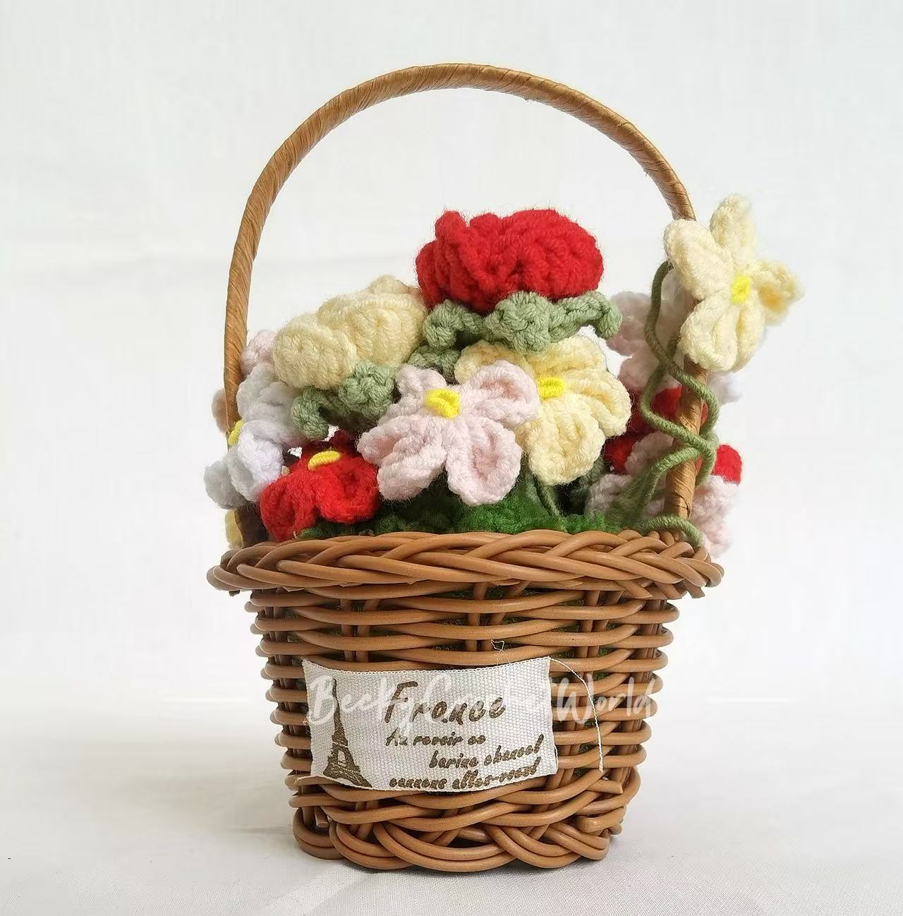 Red Flower Basket