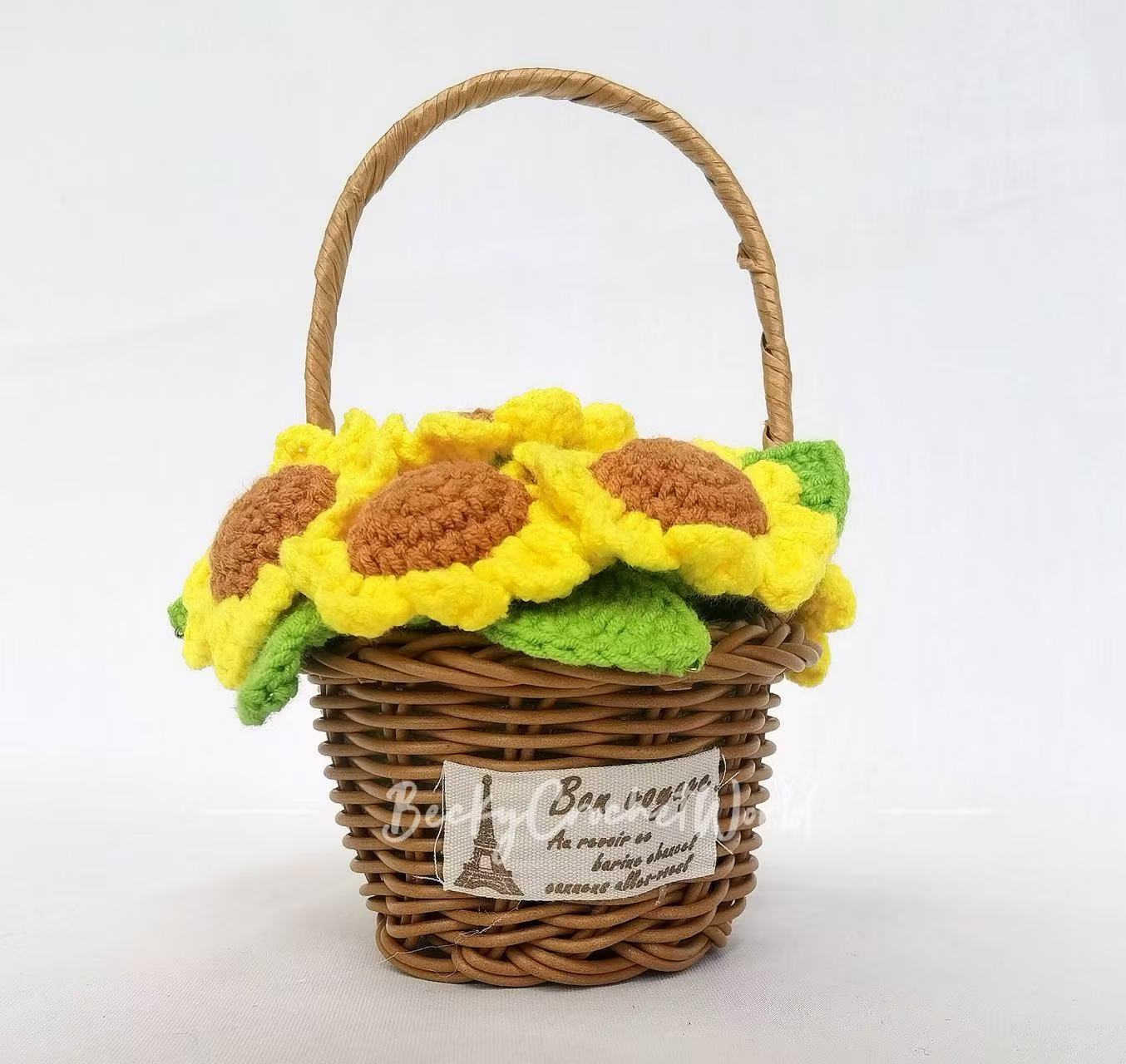 Sunflower Basket
