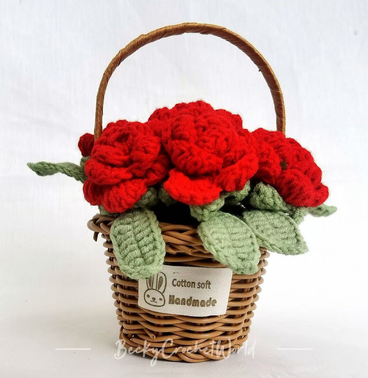Rose Flower Basket