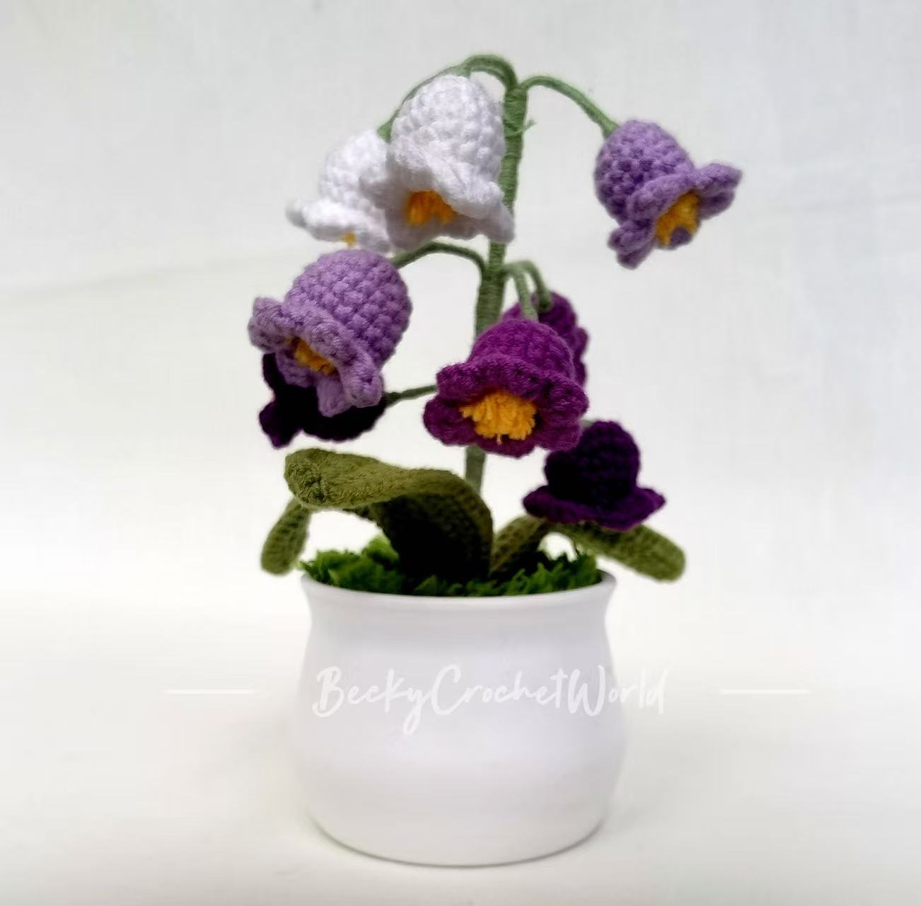 Purple - Bellflower Pot