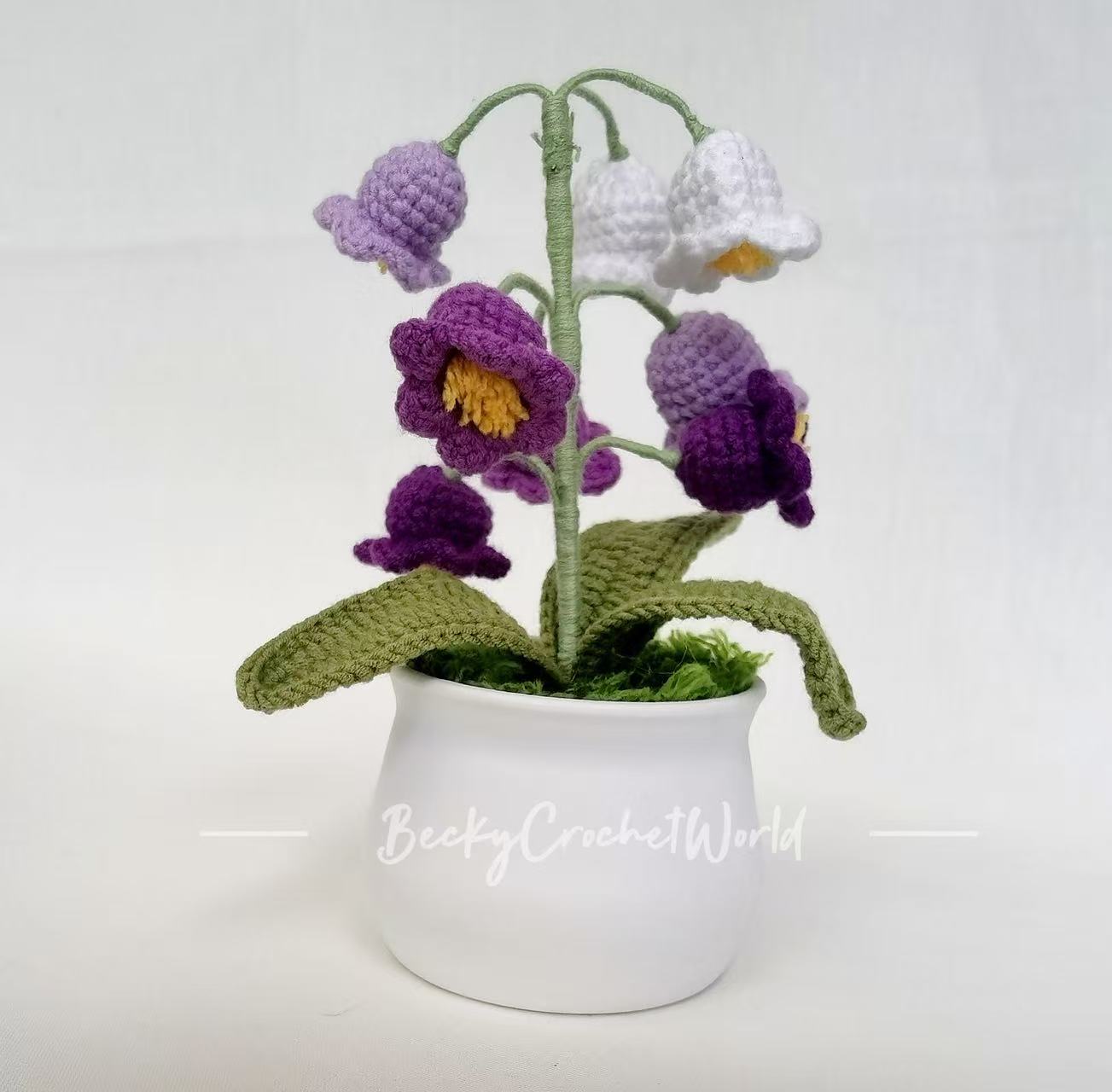 Purple - Bellflower Pot