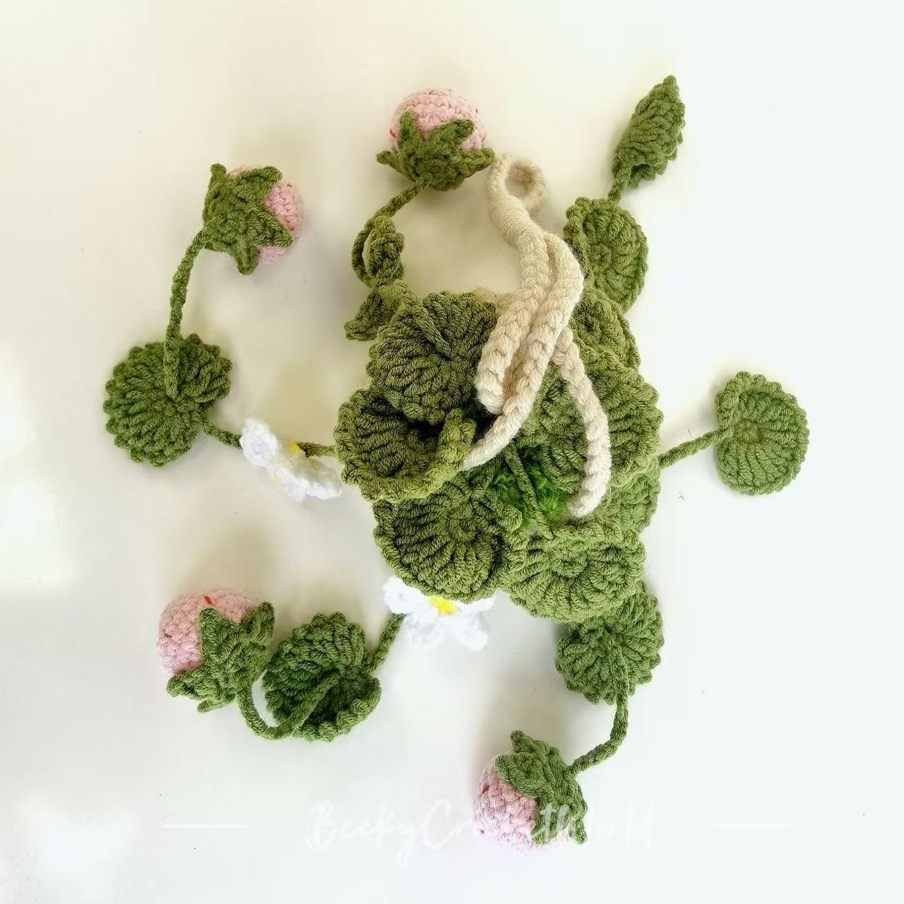 Pink Strawberry Hanging