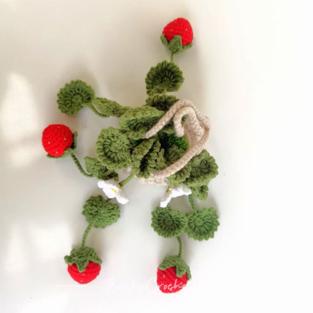 Red Strawberry Hanging