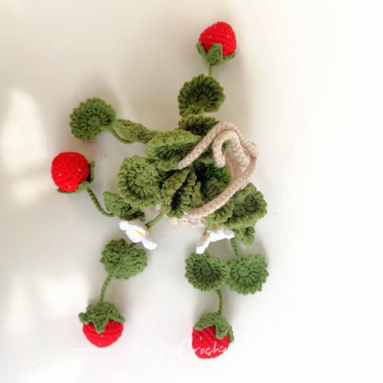 Red Strawberry Hanging