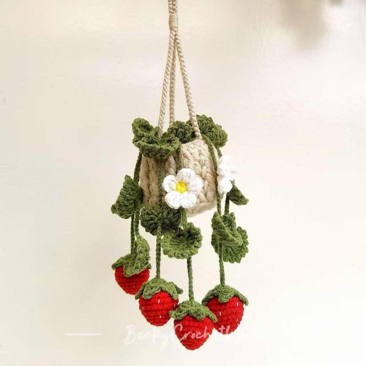 Red Strawberry Hanging