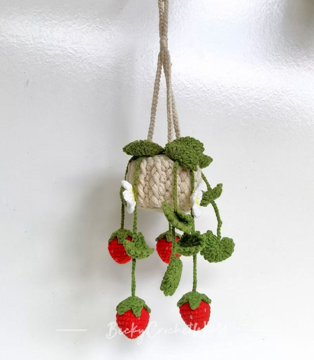 Red Strawberry Hanging