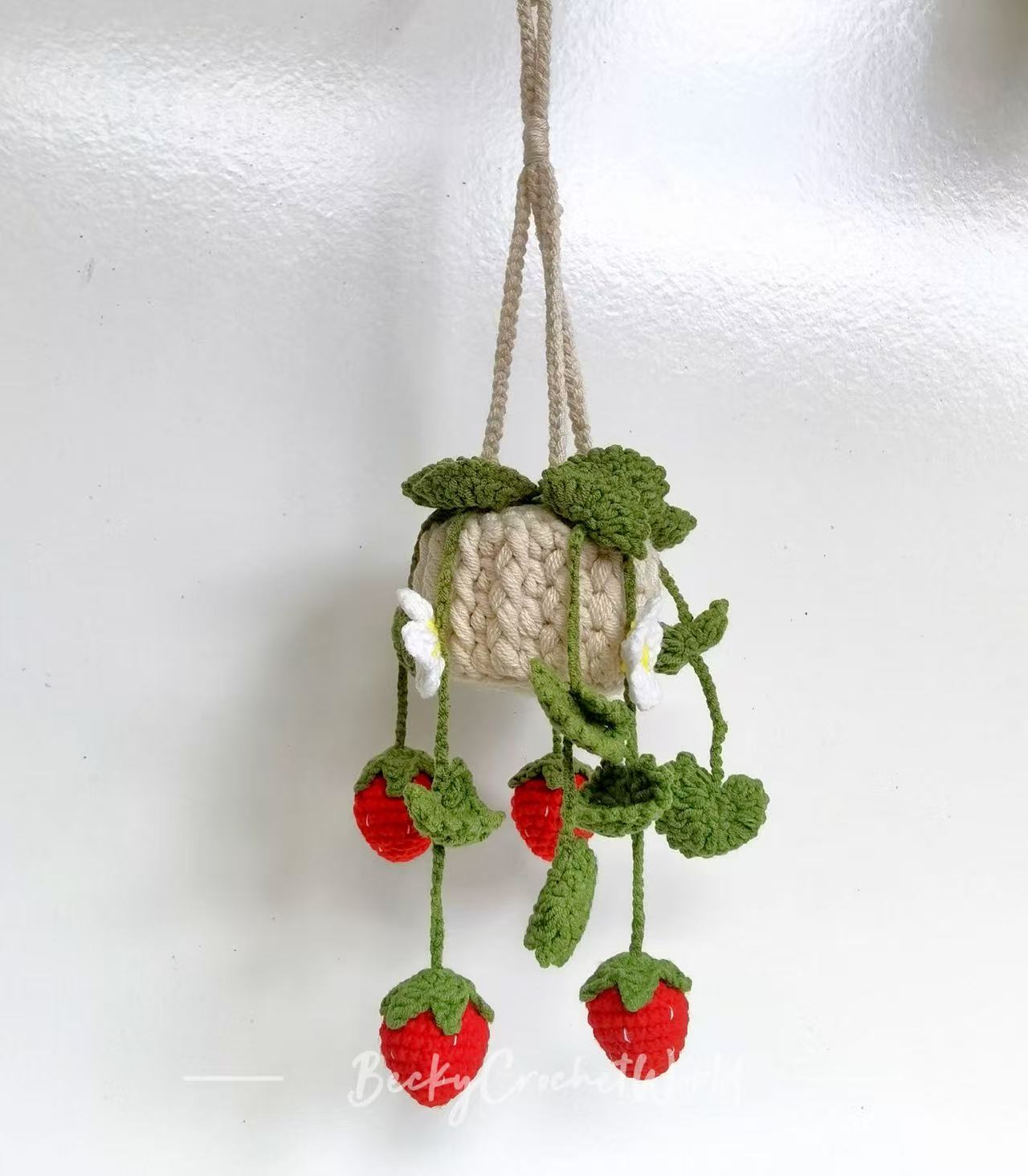 Red Strawberry Hanging