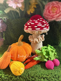 Pumpkin S, Mushroom, Carrots, Radishes and Pumpkin S