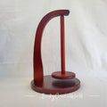 Wooden Yarn Ball Holder - Dark Color Circle Curved