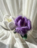 Two Tulips - Ethereal Flowers - Dark Purple