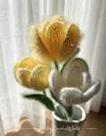 Three Yellow Tulips - Ethereal