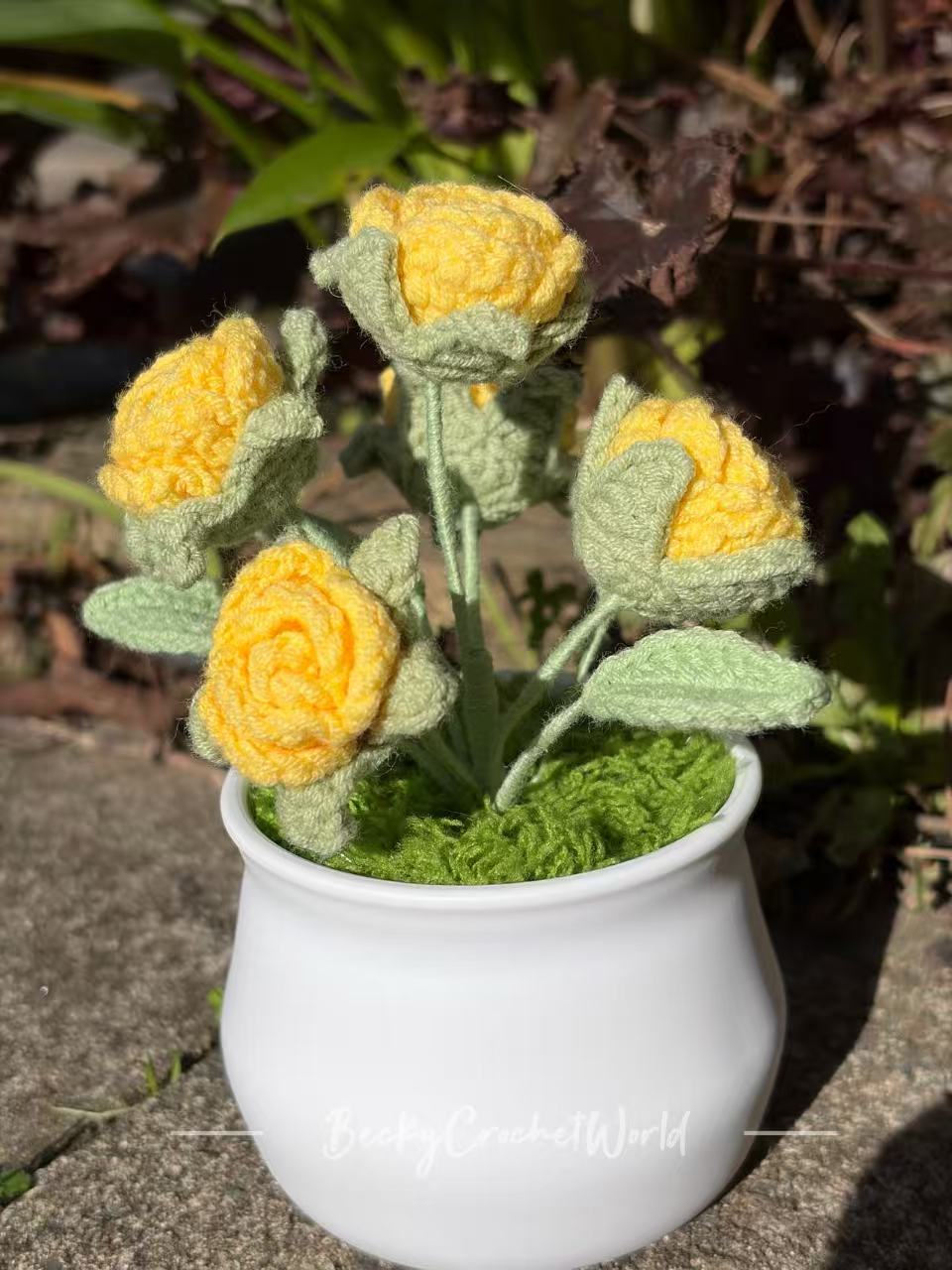 Rose yellow Medium