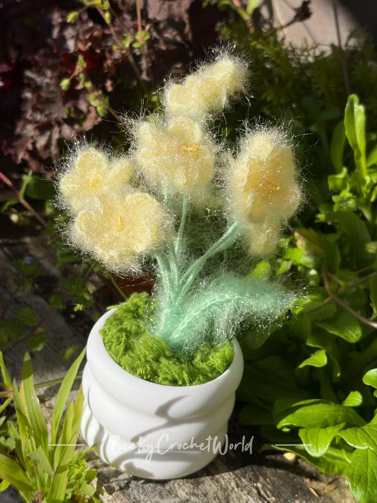 Baby's breath flower pot