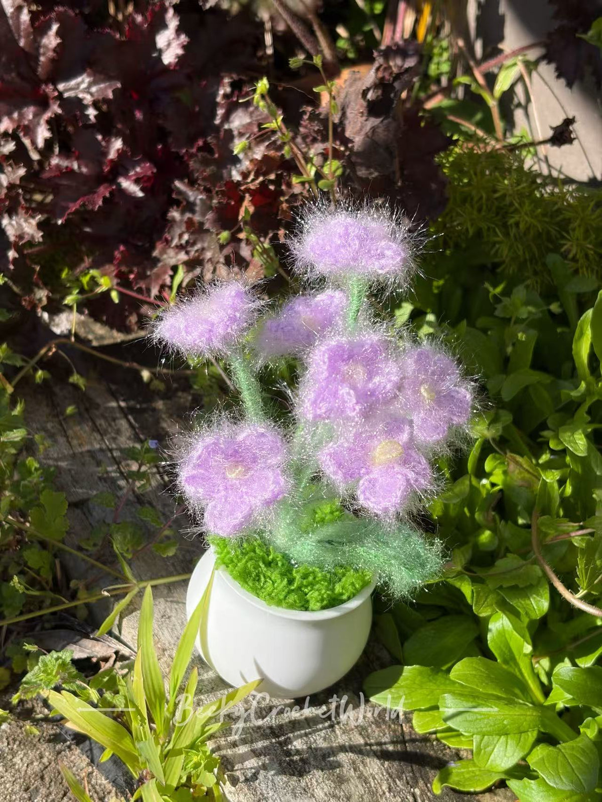 Baby's breath flower pot