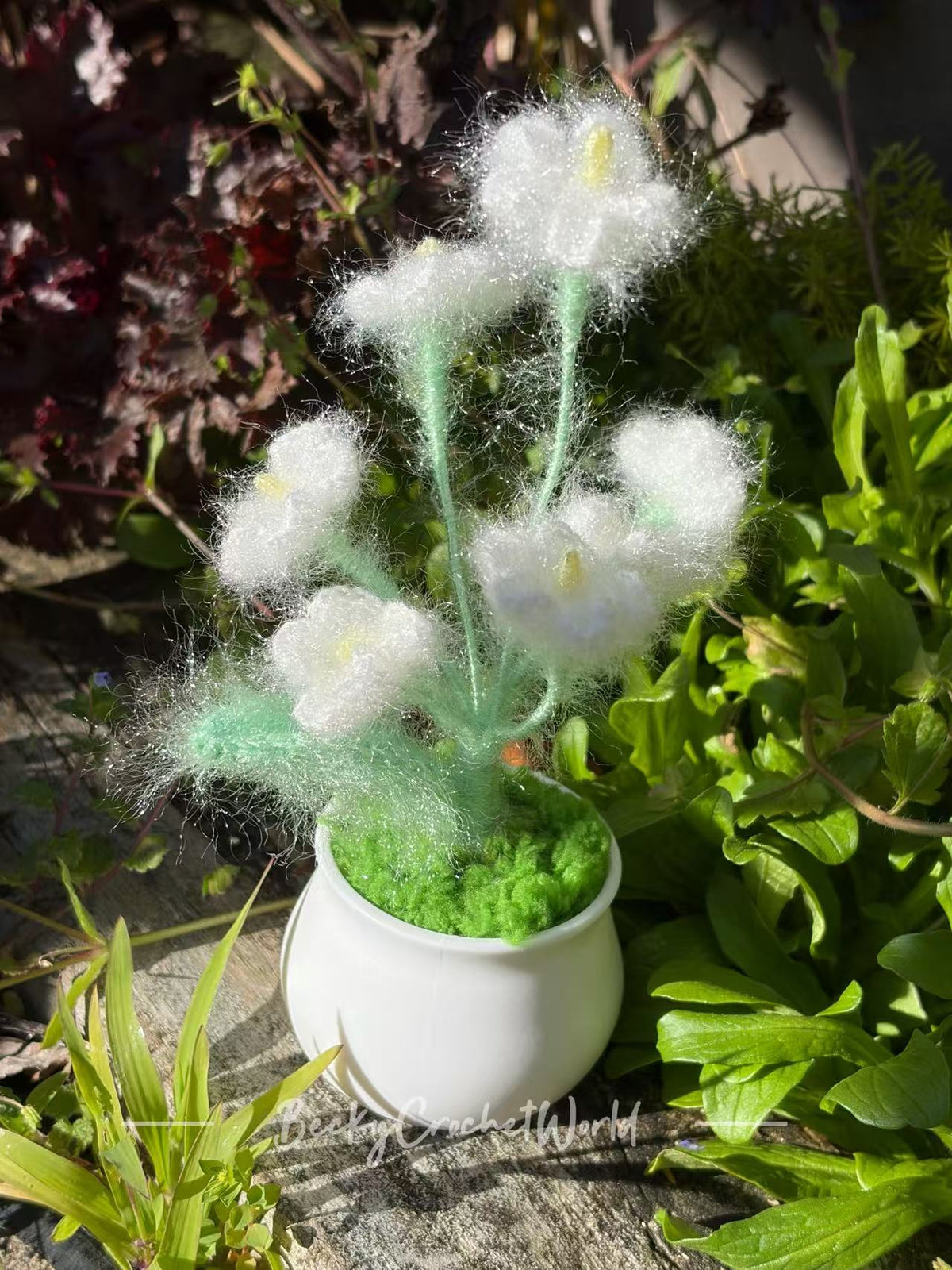 Baby's breath flower pot
