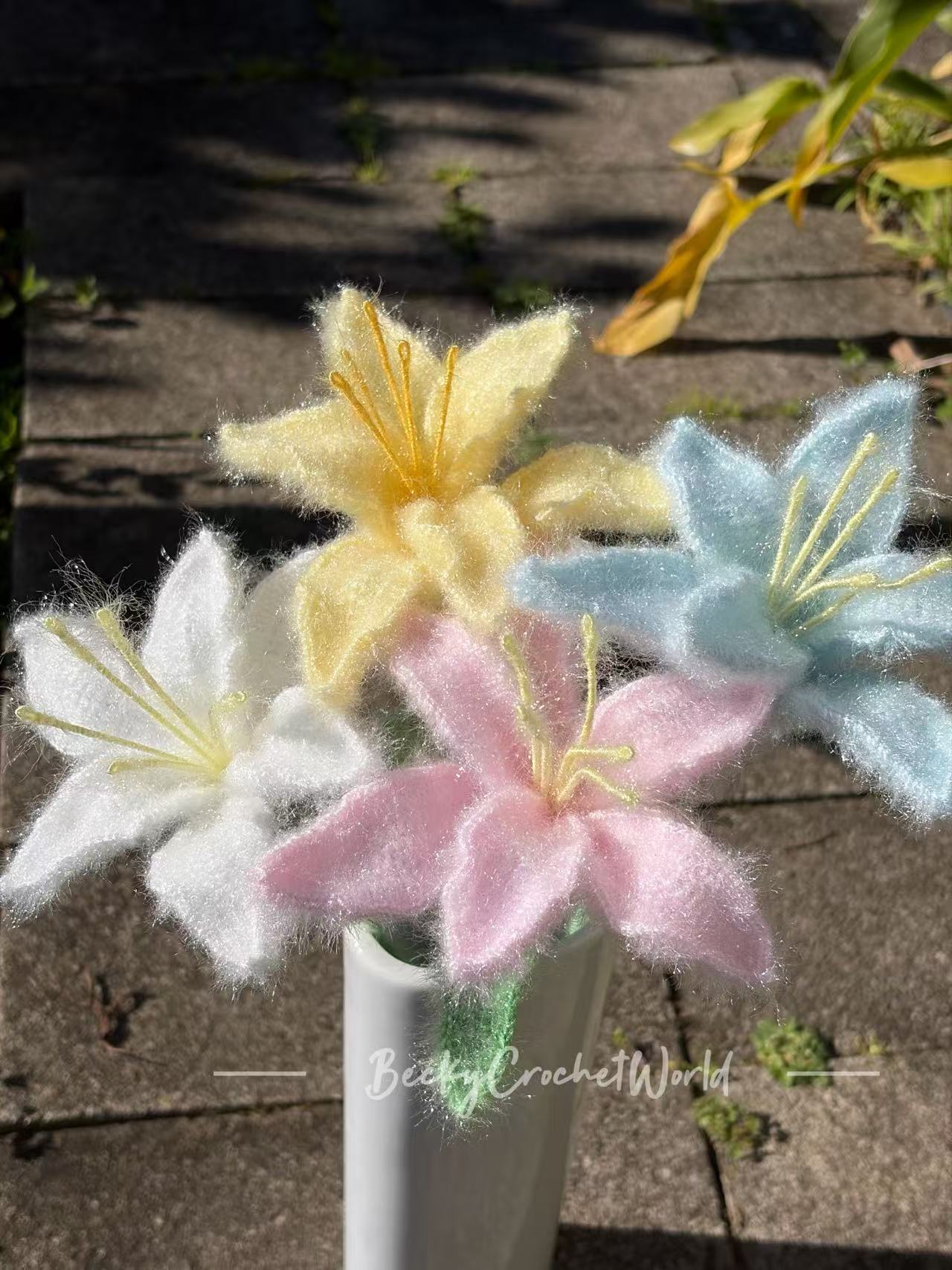 Bunch of Lilies in four