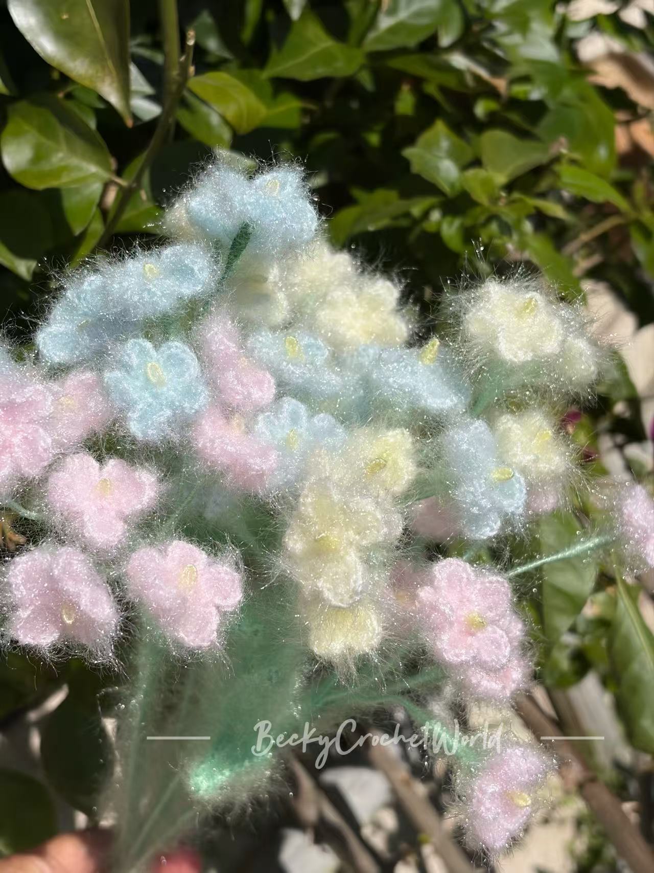 Bunch of baby's breath flowers