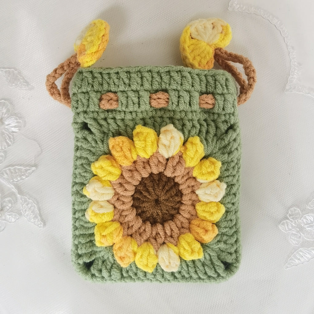Sunflower String Purse