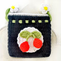 Bright Red Cherry String Purse