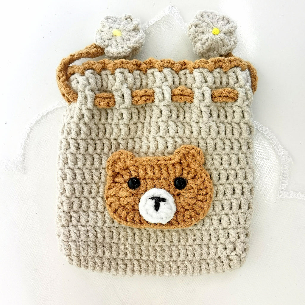 Bear String Purse