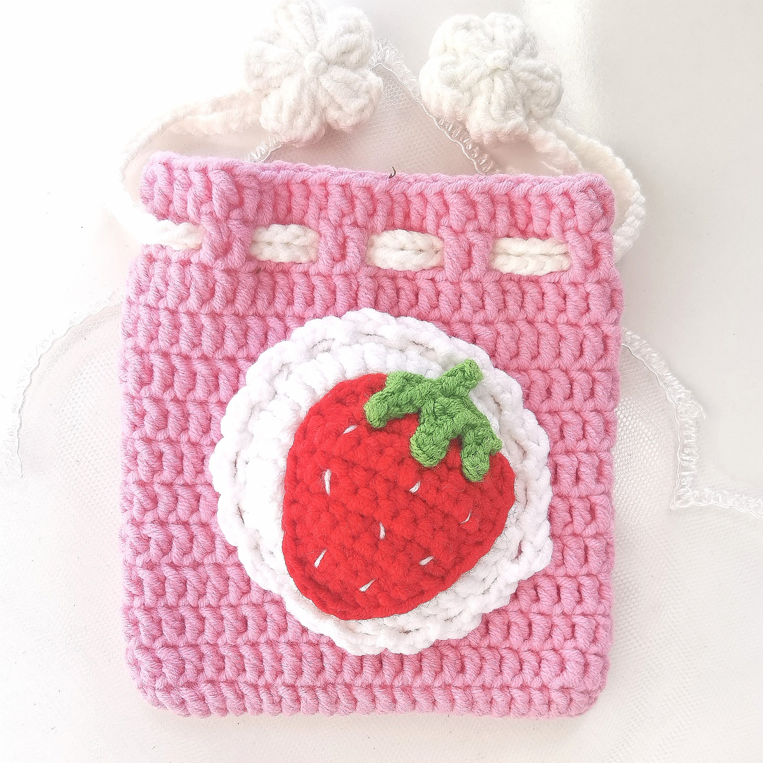 Strawberry String Purse